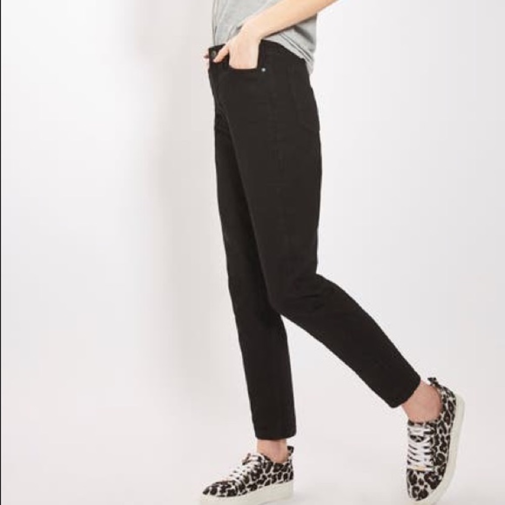 TOPSHOP Orson Slim Black Jeans